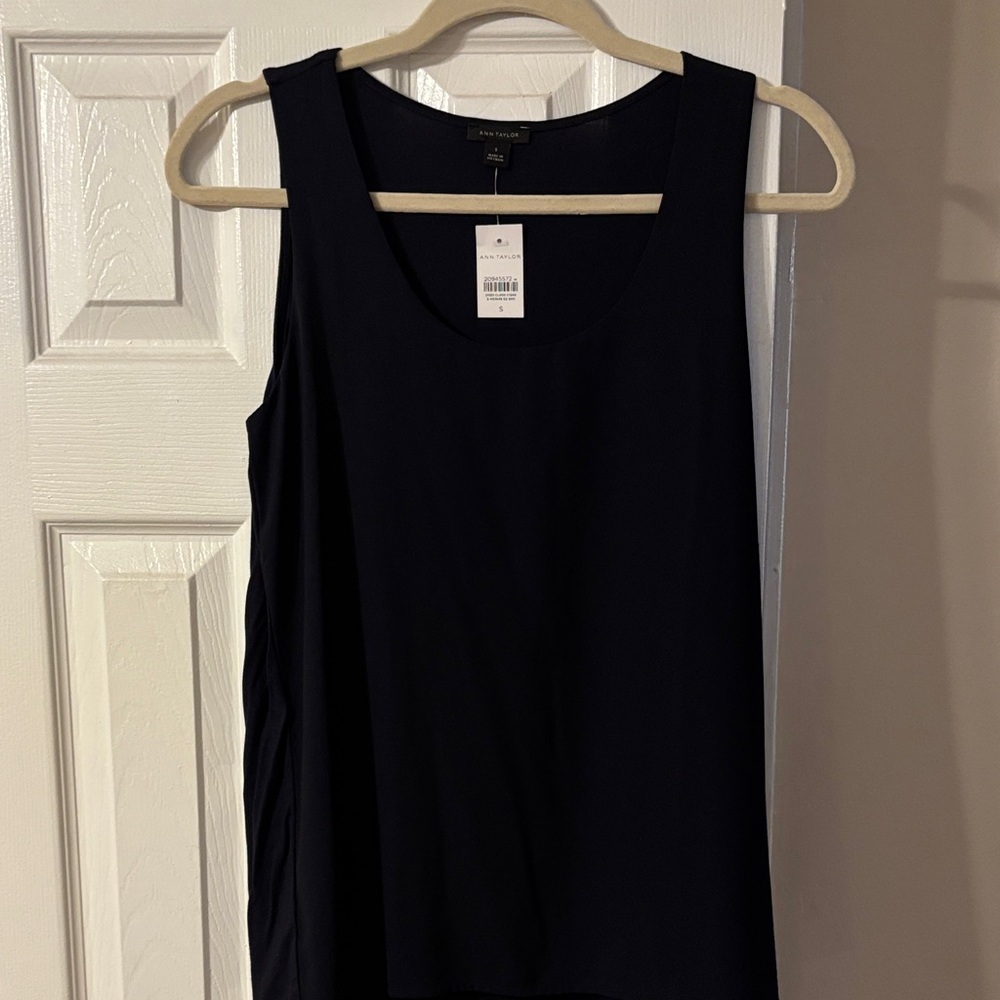 Ann Taylor Classic Black Tank Top
